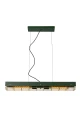 Lampa wisząca PENIGUET Zielona 2xE27 Lucide 05444/02/33 | 5411212051509 noxbox lampynox www.lampynox.pl