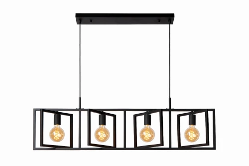 Lampa wisząca LUUK Czarny 4xE27 Lucide 00426/04/30 | 5411212211422 noxbox lampynox www.lampynox.pl