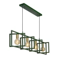 Lampa wisząca LUUK Zielony 4xE27 Lucide 00426/04/33 | 5411212108043 noxbox lampynox www.lampynox.pl