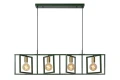 Lampa wisząca LUUK Zielony 4xE27 Lucide 00426/04/33 | 5411212108043 noxbox lampynox www.lampynox.pl