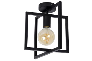 LUUK Czarny E27 Lampa sufitowa