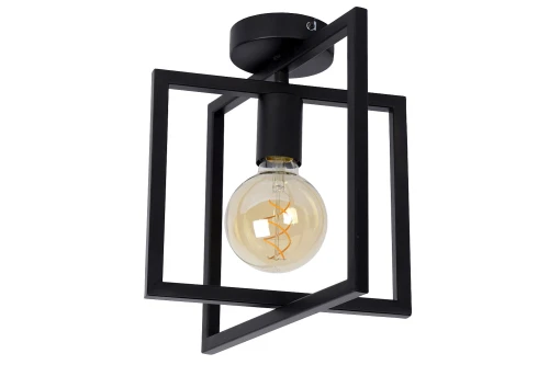 Lampa sufitowa LUUK Czarny E27 Lucide 00126/01/30 | 5411212010827 noxbox lampynox www.lampynox.pl