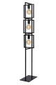 Lampa podłogowa LUUK Czarny 3xE27 Lucide 00726/03/30 | 5411212010858 noxbox lampynox www.lampynox.pl