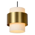 Potrójna lampa wisząca FIRMIN Matowe Złoto | Mosiądz 3xE27 Lucide 45497/03/02 | 5411212451996 noxbox lampynox www.lampynox.pl
