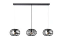 Potrójna lampa wisząca MANUELA Czarna 3xE27 Lucide 78474/03/30 | 5411212782878 noxbox lampynox www.lampynox.pl