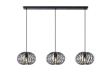 Potrójna lampa wisząca MANUELA Czarna 3xE27 Lucide 78474/03/30 | 5411212782878 noxbox lampynox www.lampynox.pl