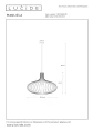 Lampa wisząca MANUELA Zielona Ø 65cm. E27 Lucide 78374/65/33 | 5411212782823 noxbox lampynox www.lampynox.pl