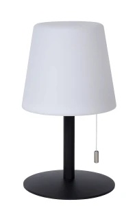 RIO czarna Ø 15,5cm LED Dim. Rgb 1,8W 3000K IP44 Multicolor Zewnętrzna lampka stołowa