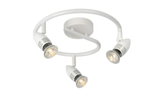 CARO Biały Ø 31cm. 3xGU10 3x5W 2700K Spot