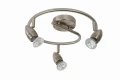 Spot CARO Satynowy chrom Ø 31cm. 3xGU10 3x5W 2700K Lucide 13955/14/12 | 5411212133427 noxbox lampynox www.lampynox.pl