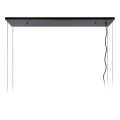 Lampa wisząca z półką MIRAVELLE Czarna 6xGU10 Lucide 21427/06/30 | 5411212211439 noxbox lampynox www.lampynox.pl