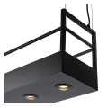 Lampa wisząca z półką MIRAVELLE Czarna 6xGU10 Lucide 21427/06/30 | 5411212211439 noxbox lampynox www.lampynox.pl