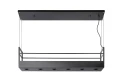 Lampa wisząca z półką MIRAVELLE Czarna 6xGU10 Lucide 21427/06/30 | 5411212211439 noxbox lampynox www.lampynox.pl