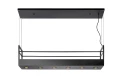 Lampa wisząca z półką MIRAVELLE Czarna 6xGU10 Lucide 21427/06/30 | 5411212211439 noxbox lampynox www.lampynox.pl