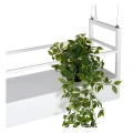 Lampa wisząca z półką MIRAVELLE Biała 6xGU10 Lucide 21427/06/31 | 5411212211446 noxbox lampynox www.lampynox.pl