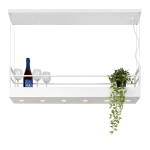 1 MIRAVELLE Biała 6xGU10 Lampa wisząca z półką