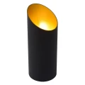 Lampka stołowa QUIRIJN Czarna Ø 9,6cm 1xE27 Lucide 09533/01/30 | 5411212093035 noxbox lampynox www.lampynox.pl