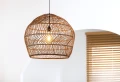 Lampa wisząca MOLOKO Żółta ochra Ø 65cm E27 Lucide 03437/60/44 | 5411212031501 noxbox lampynox www.lampynox.pl