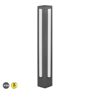 MITCHELL Antracyt wys. 80cm. LED 16W 3000K IP54 Lampa stojąca zewnętrzna Trio 473360442