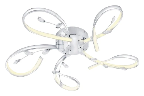 Lampa sufitowa Bellamy chrom LED 30W 4000K Rabalux 3449 | 5998250334493 noxbox lampynox www.lampynox.pl