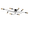 Lampa sufitowa LESTER Czarna 8xE27 Lucide 211120830  5411212210906 lampynox noxbox www.lampynox.pl 1.jpg