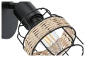 Kinkiet ruchomy Indiana czarny | brąz E14 Rabalux 5281 | 5998250352817 noxbox lampynox www.lampynox.pl