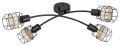 Lampa sufitowa Indiana czarny | brąz 4xE14 Rabalux 5282 | 5998250352824 noxbox lampynox www.lampynox.pl