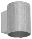 Kaunas aluminium szczotkowane Ø 8cm G9 Kinkiet ścienny okrągły