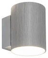 Kinkiet ścienny okrągły Kaunas aluminium szczotkowane Ø 8cm G9 Rabalux 7022 | 5998250370224 noxbox lampynox www.lampynox.pl