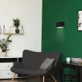 Kinkiet ścienny owalny Kaunas czarny mat G9 Rabalux 7023 | 5998250370231 noxbox lampynox www.lampynox.pl
