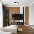 Lampa sufitowa Maple Czarny mat | Brąz Ø 41cm LED 24W 4000K Rabalux 3528 | 5998250335285 noxbox lampynox www.lampynox.pl