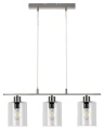 Lampa wisząca potrójna Miroslaw chrom satyna 3xE27 Rabalux 3580 | 5998250335803 noxbox lampynox www.lampynox.pl