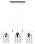 Miroslaw chrom satyna 3xE27 Lampa wisząca potrójna