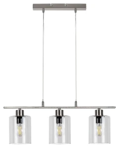 Miroslaw chrom satyna 3xE27 Lampa wisząca potrójna