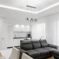 Lampa wisząca Petunia Chrom | Szkło przydymione 3xE27 Rabalux 5253 | 5998250352534 noxbox lampynox www.lampynox.pl