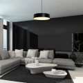 Lampa wisząca Renata czarny mat Ø 45cm Rabalux 5082 | 5998250350820 noxbox lampynox www.lampynox.pl