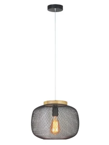 Rupert czarny Ø 30cm E27 Lampa wisząca