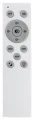 Lampa sufitowa Tesia srebrny Ø 60cm PILOT DIM LED 60W 3000-6000K Rabalux 3317 | 5998250333175 noxbox lampynox www.lampynox.pl