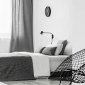 Kinkiet ścienny na wysięgniku z kablem zasilającym Zircon czarny mat | srebrny GU10 Rabalux 5072 | 5998250350721 noxbox lampynox www.lampynox.pl