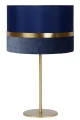 Lampka nocna stołowa EXTRAVAGANZA TUSSE Niebieska Ø 30cm E27 Lucide 10509/81/35 | 5411212105653 noxbox lampynox www.lampynox.pl