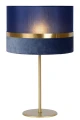 Lampka nocna stołowa EXTRAVAGANZA TUSSE Niebieska Ø 30cm E27 Lucide 10509/81/35 | 5411212105653 noxbox lampynox www.lampynox.pl