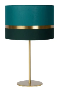 EXTRAVAGANZA TUSSE Turkus Ø 30cm E27 Lampka nocna stołowa