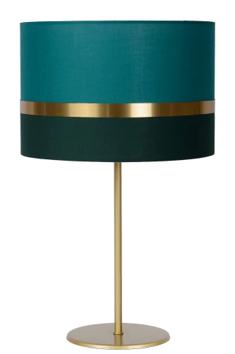 Lampka nocna stołowa EXTRAVAGANZA TUSSE Turkus Ø 30cm E27 Lucide 10509/81/33 | 5411212105646 noxbox lampynox www.lampynox.pl