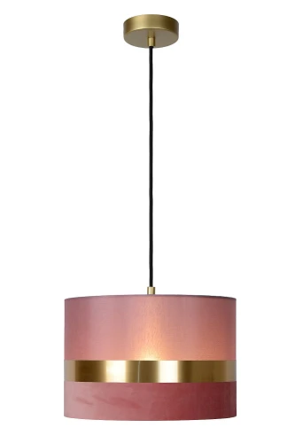Lampa wisząca EXTRAVAGANZA TUSSE Różowa Ø 30cm E27 Lucide 10409/01/66 | 5411212105639 noxbox lampynox www.lampynox.pl