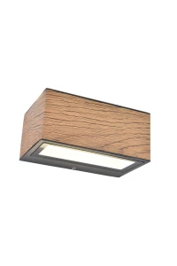 GEMINI brąz LED 10W 4000K IP54 Kinkiet zewnętrzny