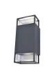 Kinkiet zewnętrzny RIDGE antracyt 2xGU10 IP54 Lutec 5107101118 | 6939412013787 noxbox lampynox www.lampynox.pl
