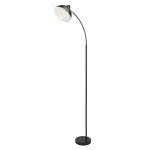 Daron czarny mat E27 Lampa podłogowa