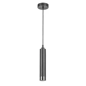 Zircon czarny mat | srebrny GU10 Lampa wisząca