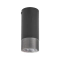 Downlight Zircon czarny mat | srebrny GU10 Rabalux 5074 | 5998250350745 noxbox lampynox www.lampynox.pl