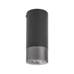 Zircon czarny mat | srebrny GU10 Downlight